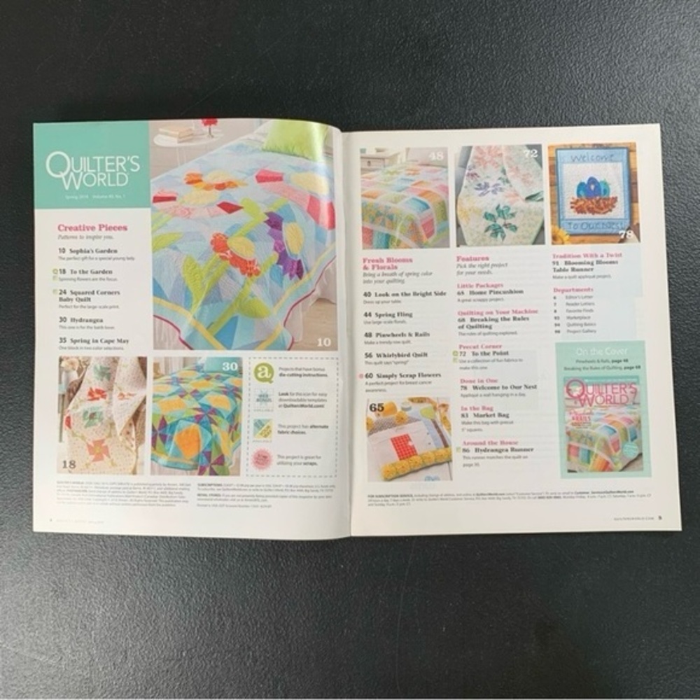 5 “April-May-Spring-Summer” Quilting Magazines. - Picture 14 of 16